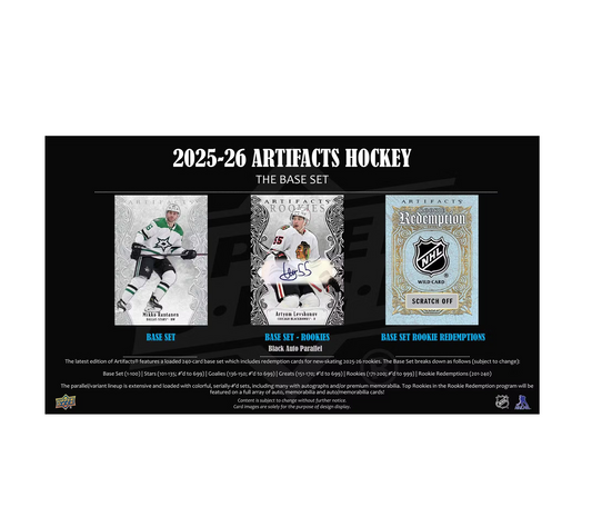 2025-26 Upper Deck Artifacts Hockey Hobby 20-Box Case